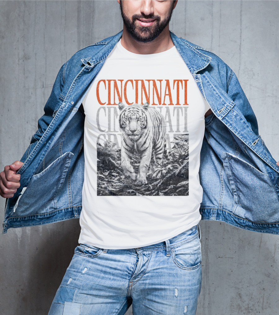 Cincinnati Bengals Tiger Fan Team Spirit T-Shirt