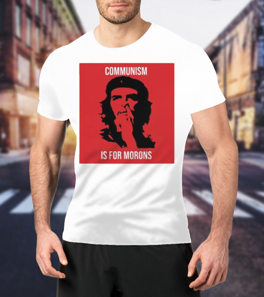Communism Is For Morons Che Guevara Red T-Shirt