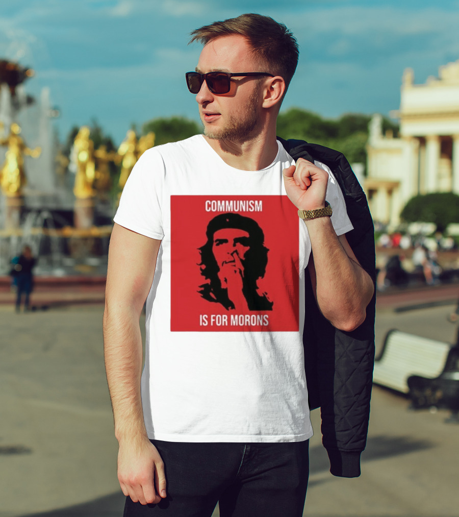 Communism Is For Morons Che Guevara Red T-Shirt