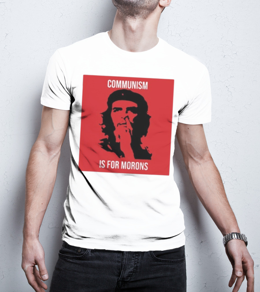 Communism Is For Morons Che Guevara Red T-Shirt
