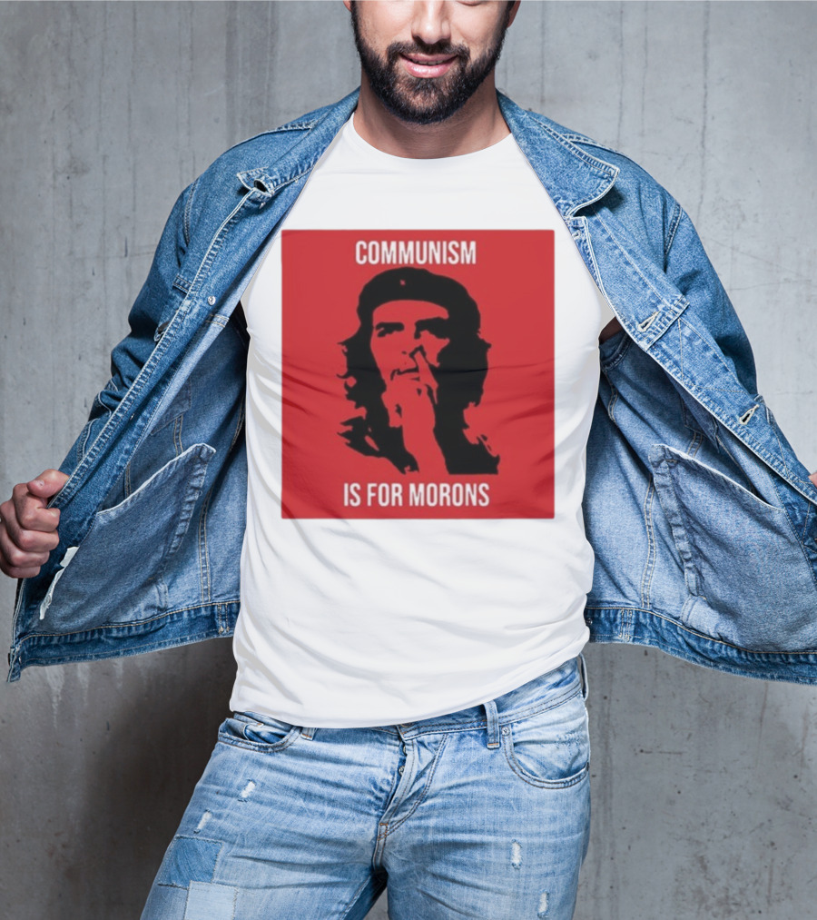 Communism Is For Morons Che Guevara Red T-Shirt