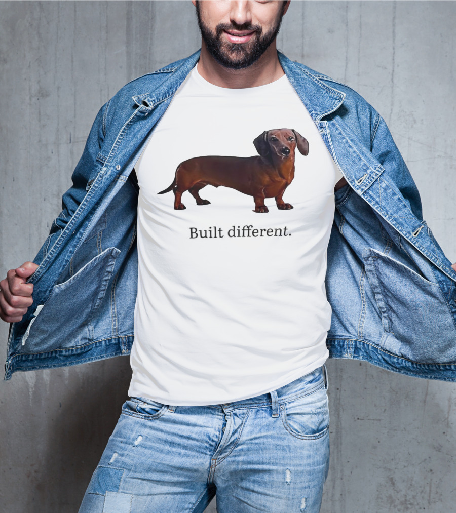 Dachshund Built Different T-Shirt