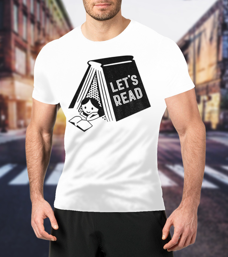 Derek Luh Let’s Read 2025 Book Tent Design T-Shirt