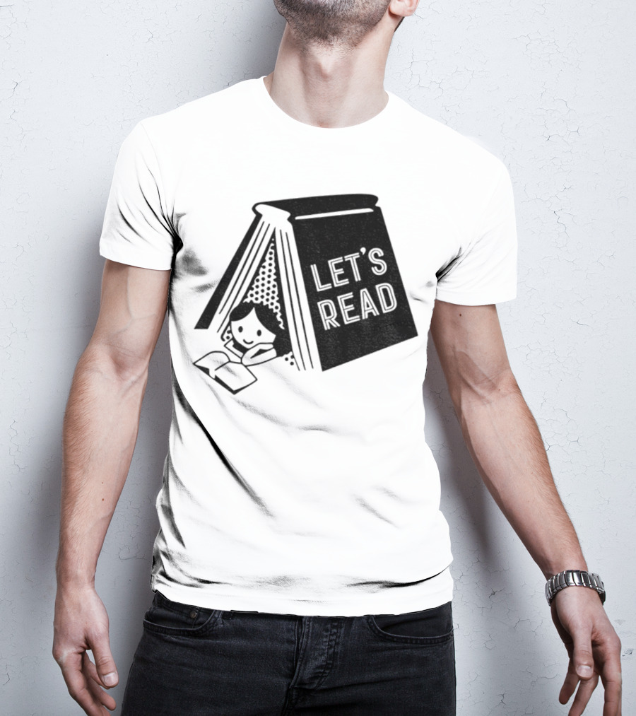 Derek Luh Let’s Read 2025 Book Tent Design T-Shirt