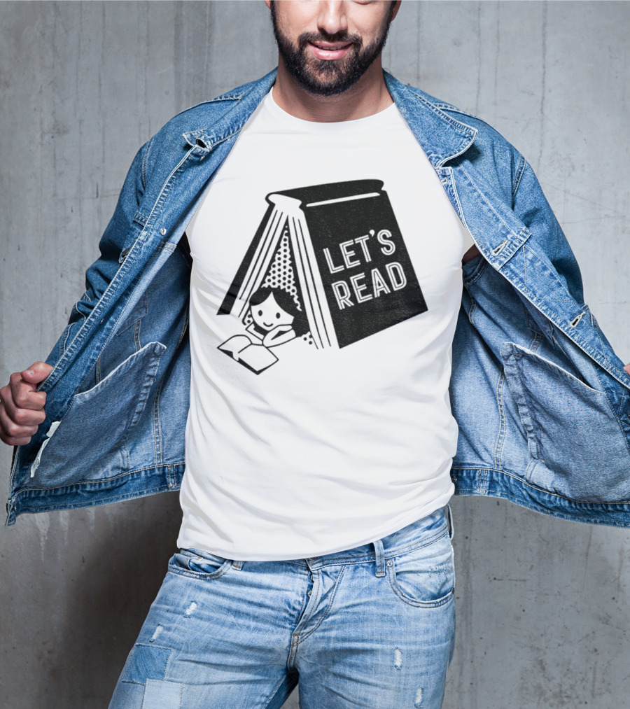 Derek Luh Let’s Read 2025 Book Tent Design T-Shirt