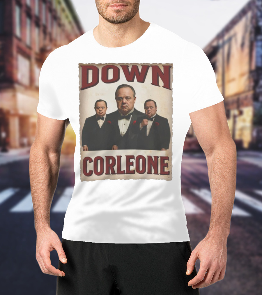 Down Corleone Funny Mafia Parody T-Shirt