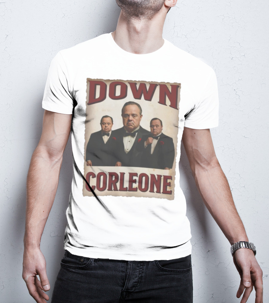 Down Corleone Funny Mafia Parody T-Shirt