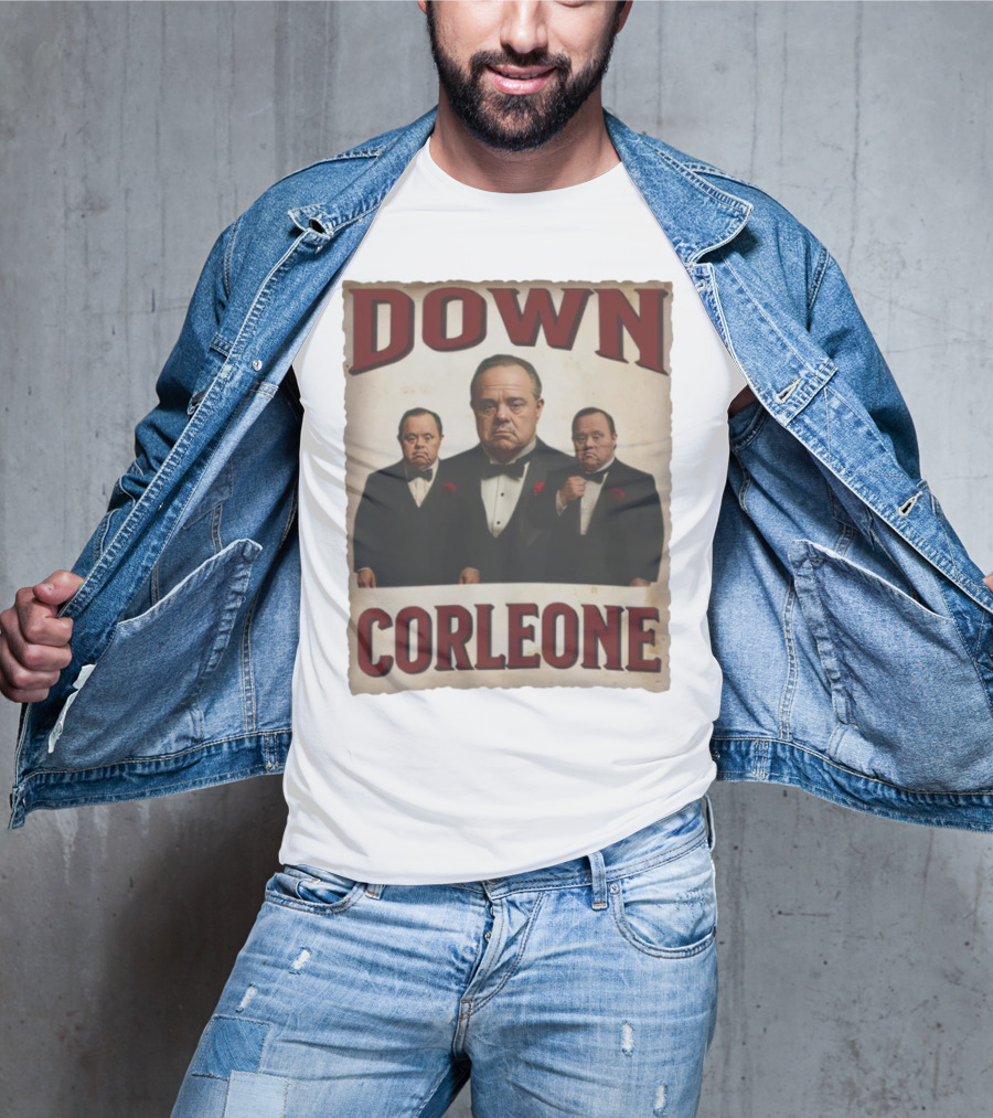 Down Corleone Funny Mafia Parody T-Shirt