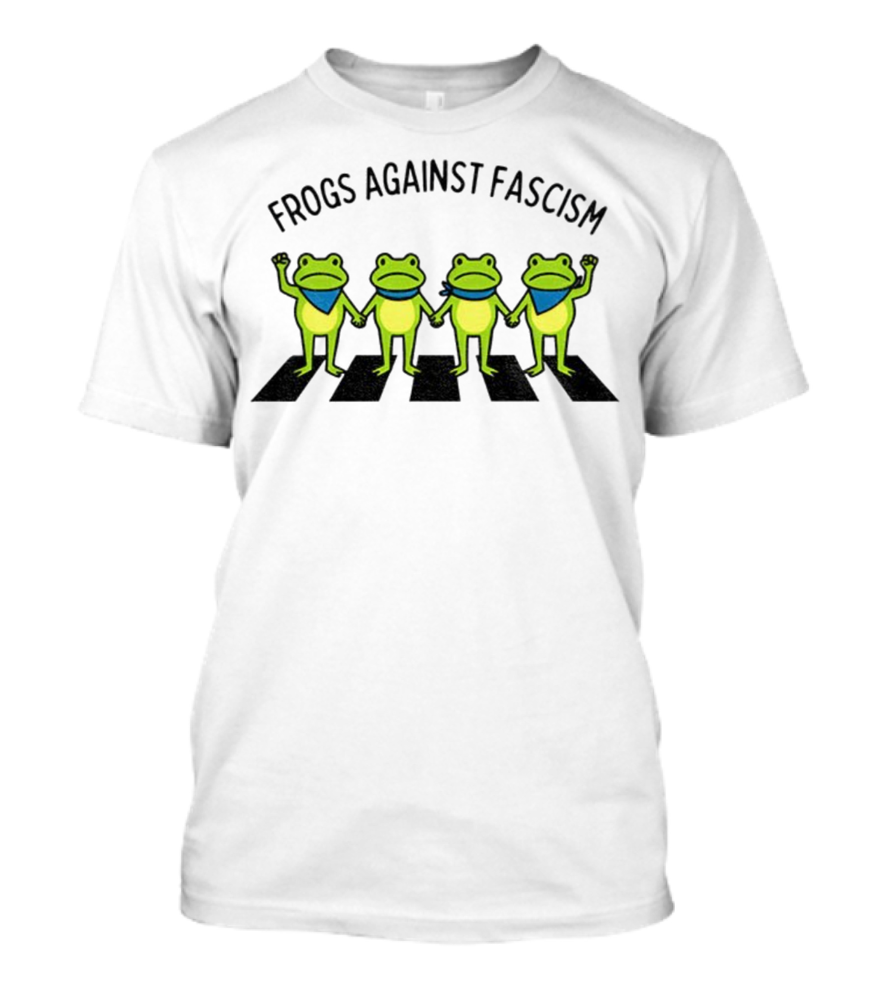 Frogs Against Fascism Anti Fascism Abolish ICE Portland Protest T-Shirt