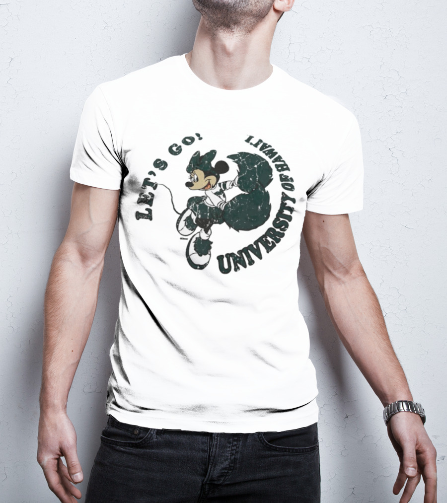 Let’s Go Minnie Mouse University Of Hawai’i Cheerleader T-Shirt