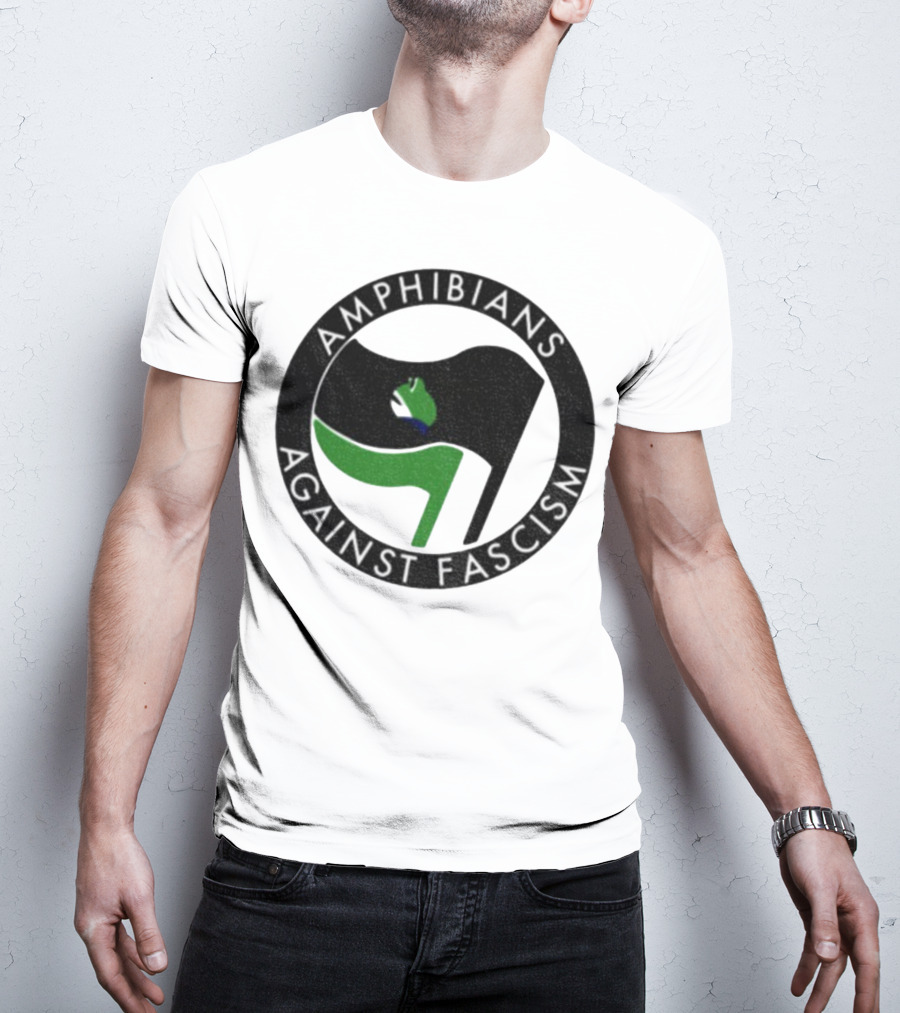 Amphibians Against Fascism Portland Frogs Antifa T-Shirt