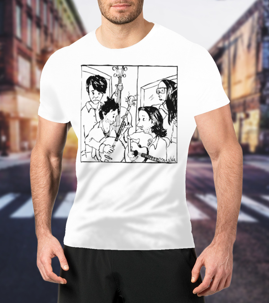 The Avett Brothers Seth Sketch Portrait T-Shirt