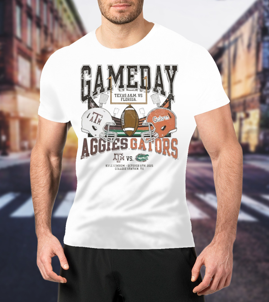 Gameday Texas A&M Aggies Vs Florida Gators Kyle Field November 5 2022 College Station TX T-Shirt