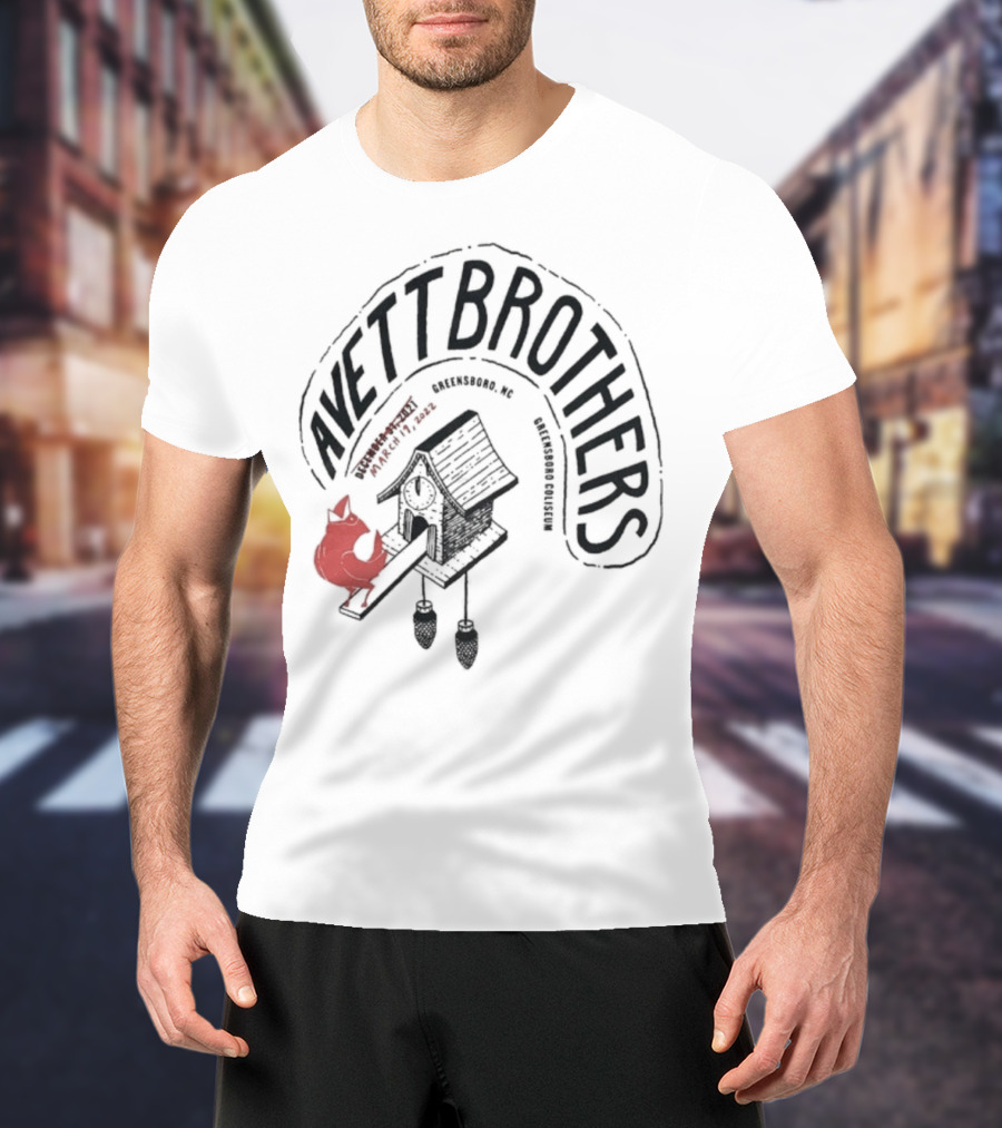 Avett Brothers Greensboro Coliseum NYE 2021 2022 Event Artwork T-Shirt