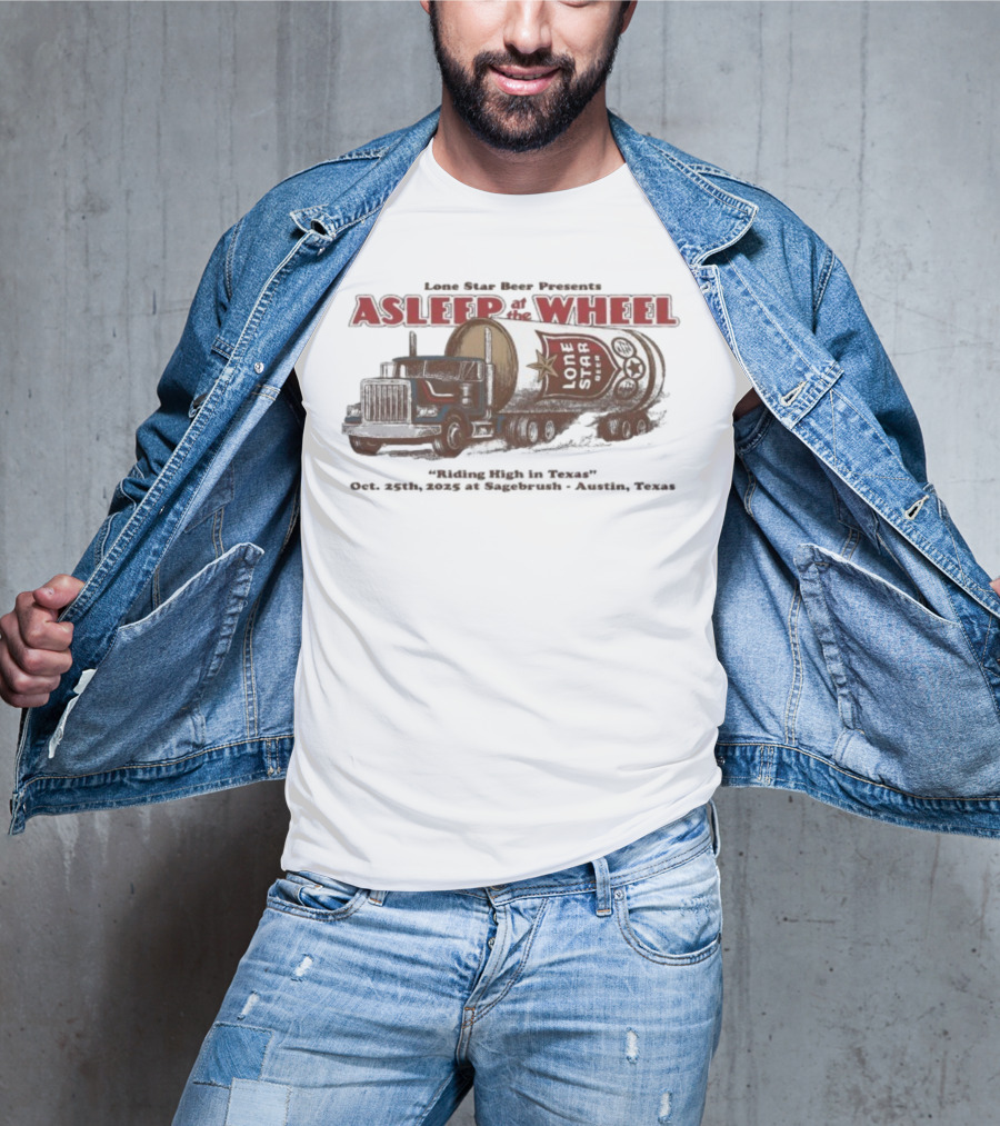 Lone Star Beer Presents Asleep At The Wheel Sagebrush Austin TX October 25 2025 T-Shirt