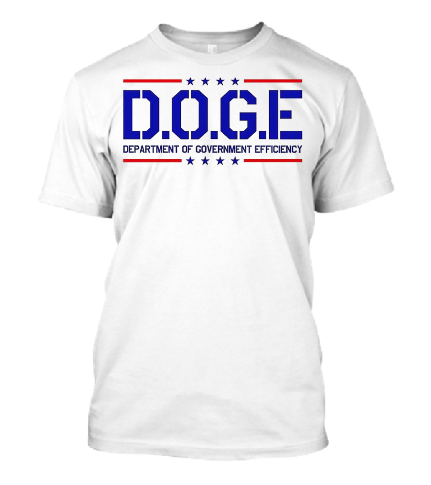 D.O.G.E Department Of Government Efficiency Stars Sarcastic T-Shirt