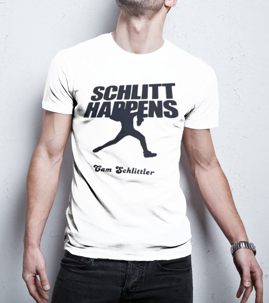 New York Baseball Schlitt Happens Cam Schlittler T-Shirt