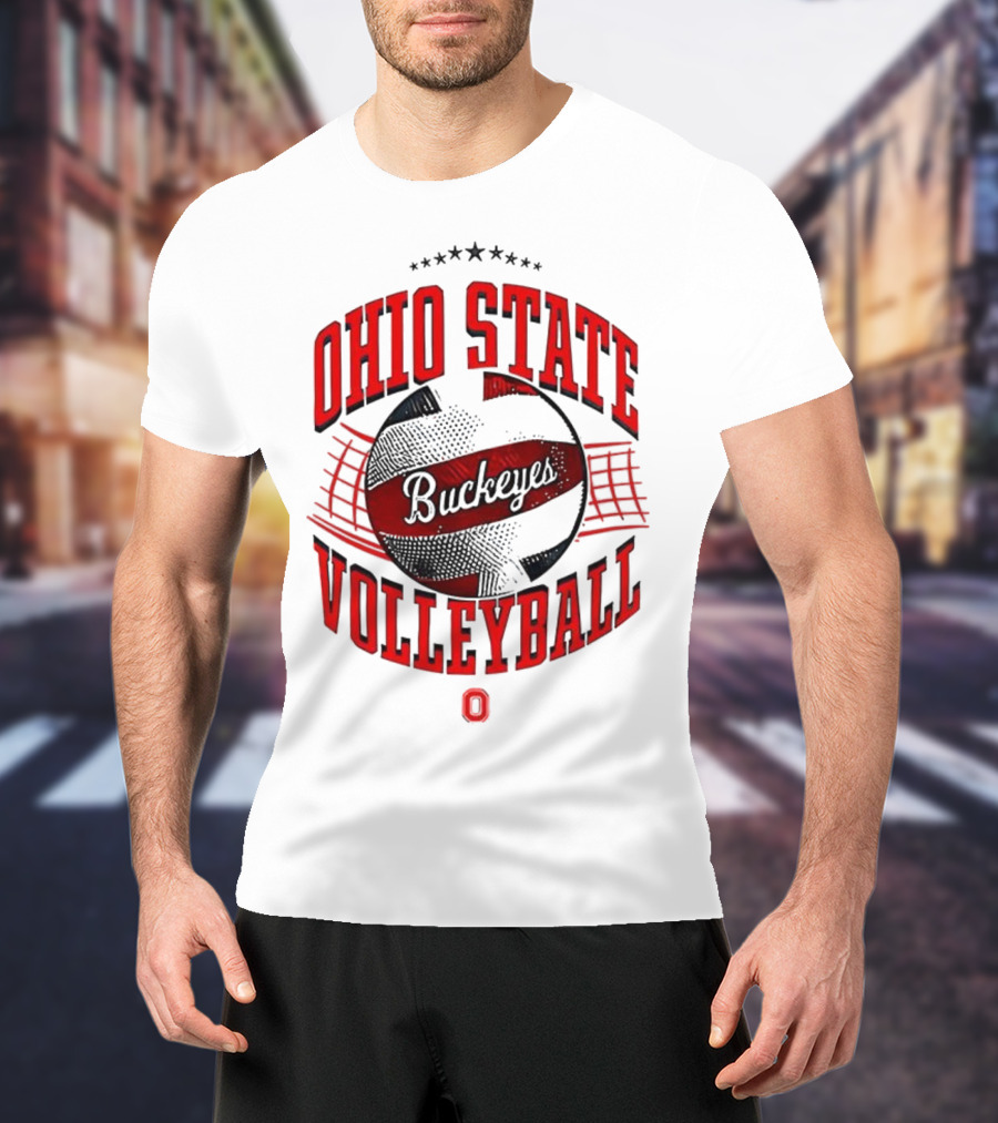 Ohio State Buckeyes Volleyball Vintage Retro Style T-Shirt