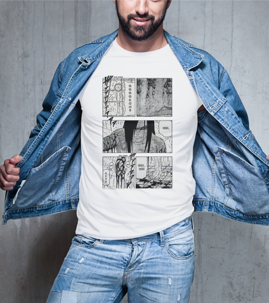 Orochimaru Legendary Sannin Manga Panels Ugh Aaargh Moments T-Shirt