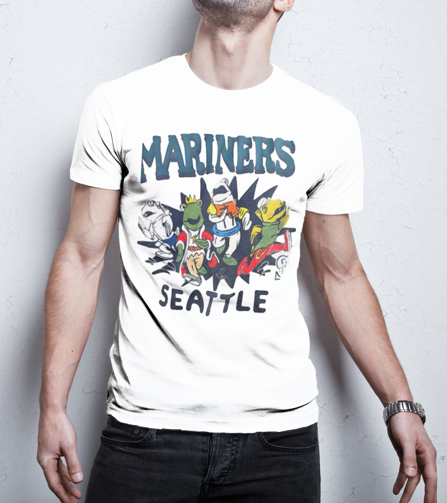 Mariners Seattle Salmon Run New Mascots T-Shirt