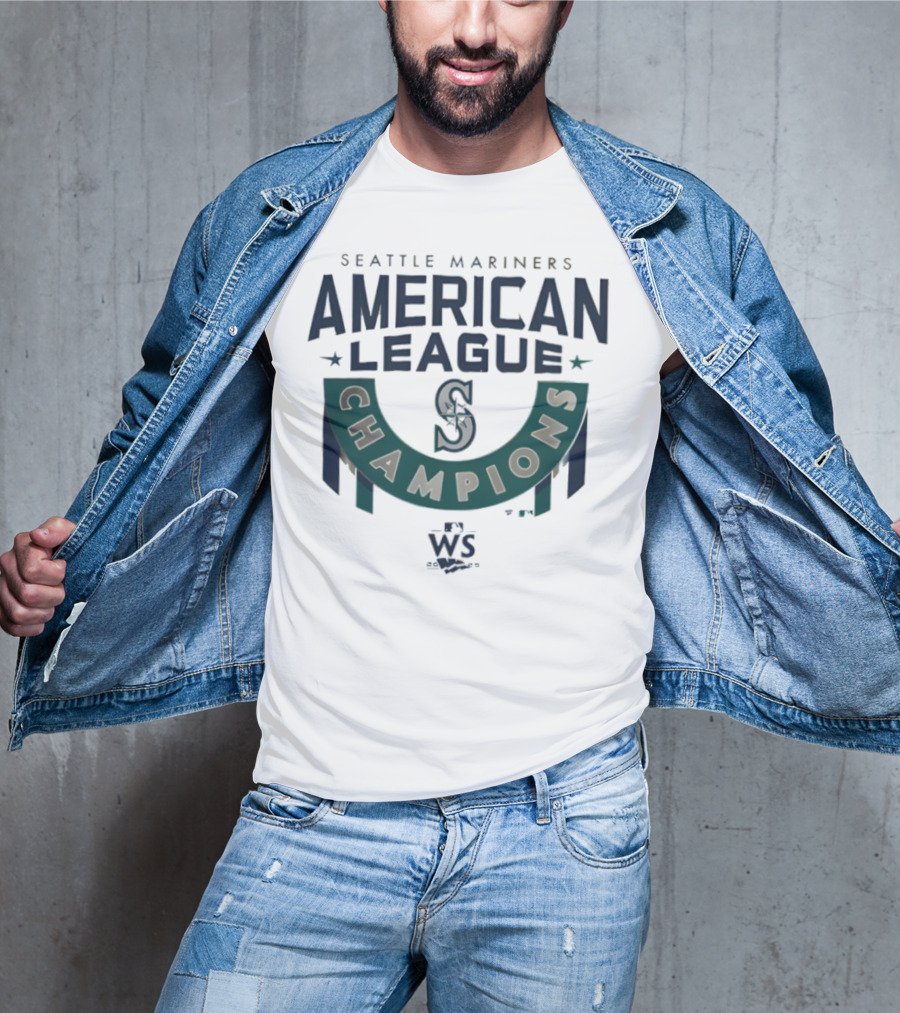 Seattle Mariners American League Champions 2025 Baseball T-Shirt