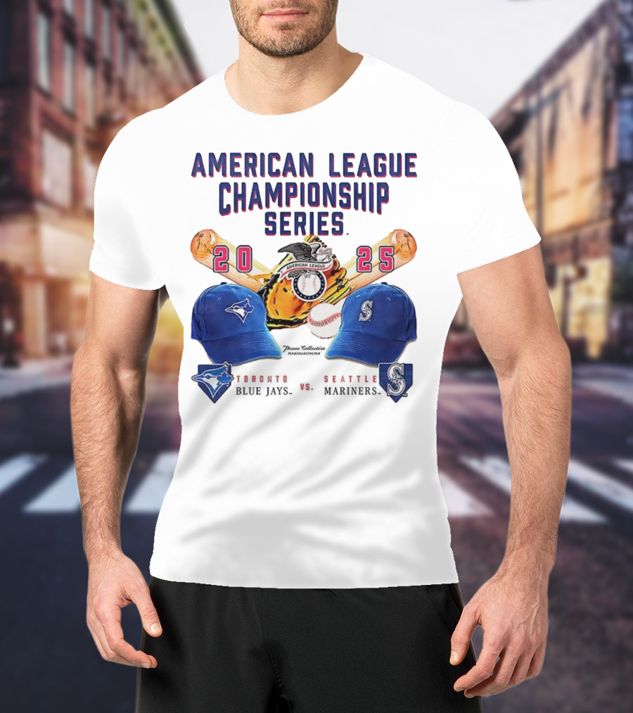American League Championship Series 2025 Toronto Blue Jays Vs Seattle Mariners T-Shirt