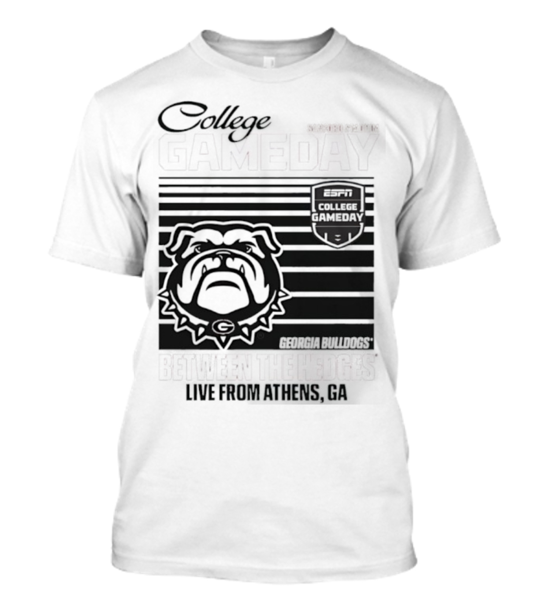 College GameDay Georgia Bulldogs Athens GA Live Show T-Shirt