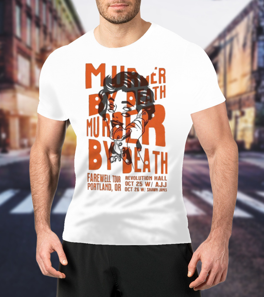 Murder By Death Farewell Tour Portland Revolution Hall Oct 23 24 2025 T-Shirt