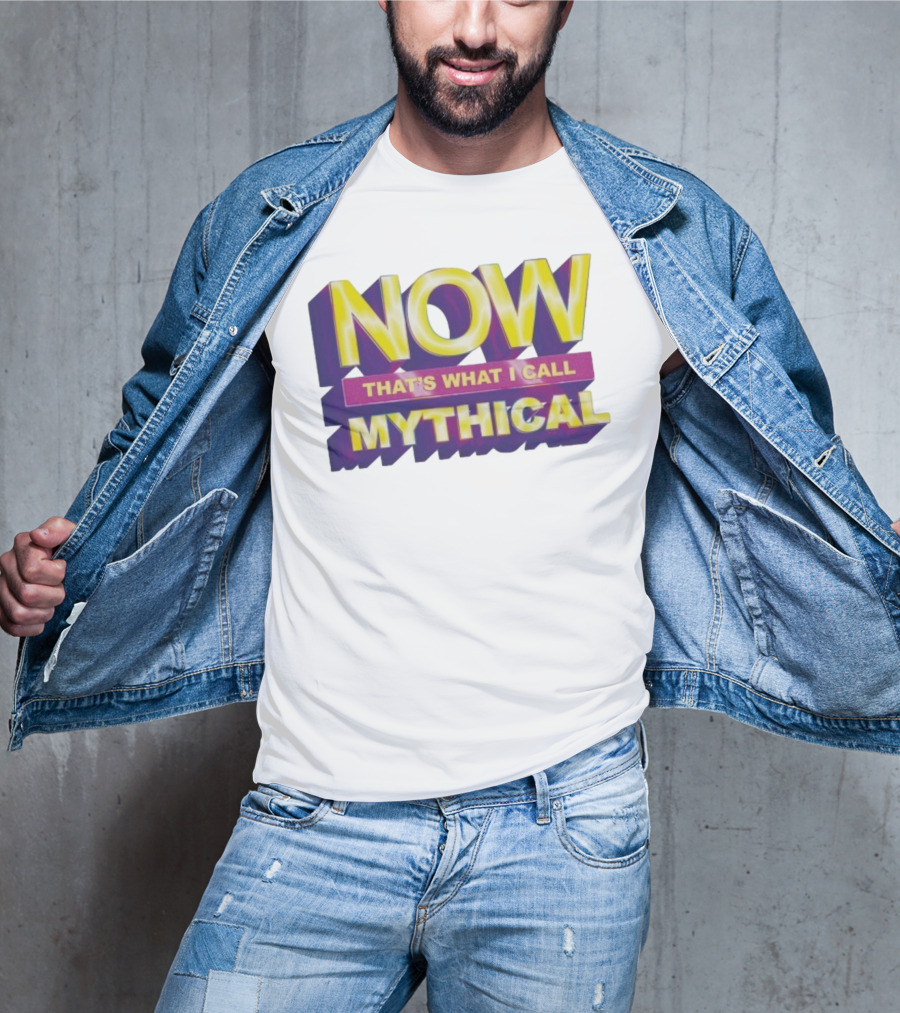 NOW That’s What I Call Mythical Retro 3D Text Style T-Shirt