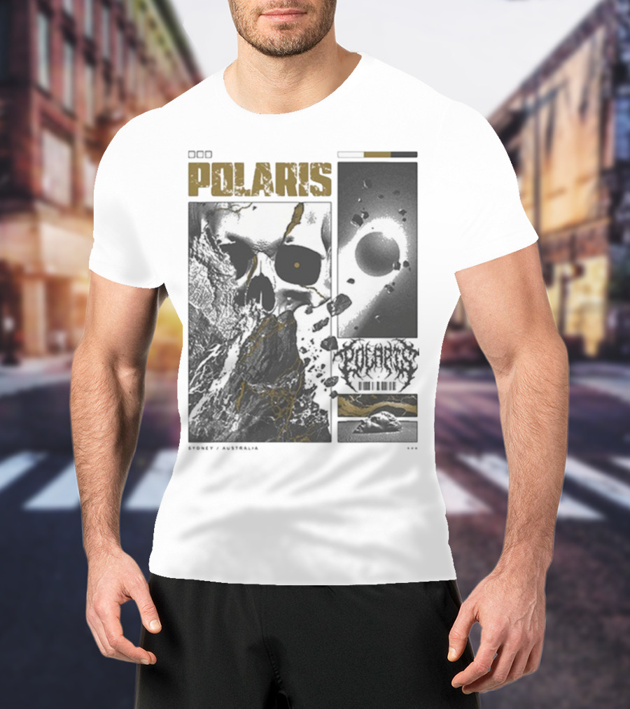 Polaris Kintsugi Skull Eclipse Aesthetic T-Shirt