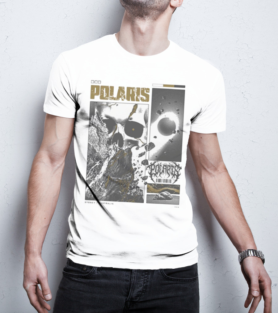Polaris Kintsugi Skull Eclipse Aesthetic T-Shirt