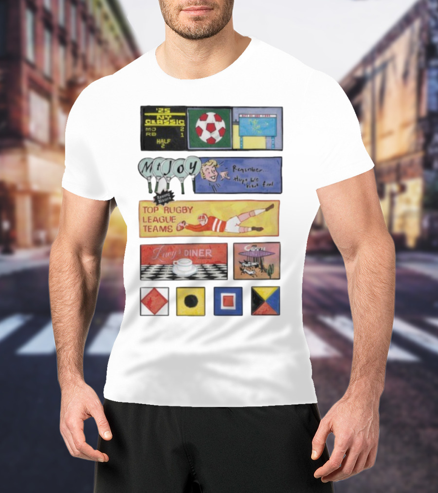 Rowing Blazers X Mt. Joy Top Rugby League Teams Vintage Sports Collaboration T-Shirt