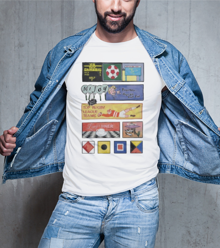 Rowing Blazers X Mt. Joy Top Rugby League Teams Vintage Sports Collaboration T-Shirt