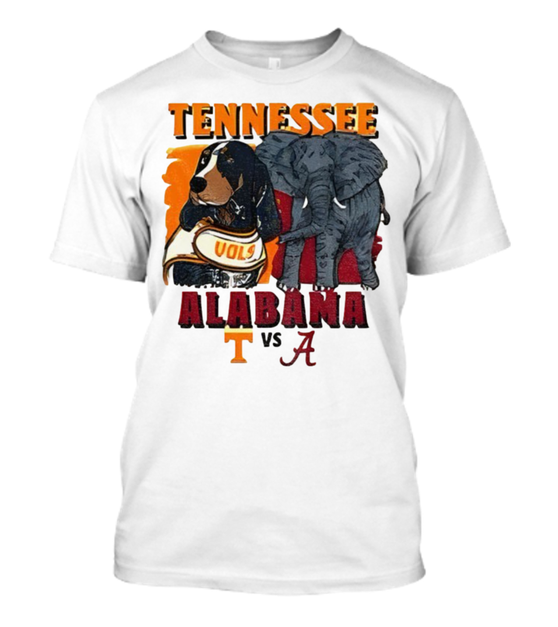 Tennessee Alabama Vols Vs Crimson Tide Mascots Third Saturday October 18 2025 T-Shirt