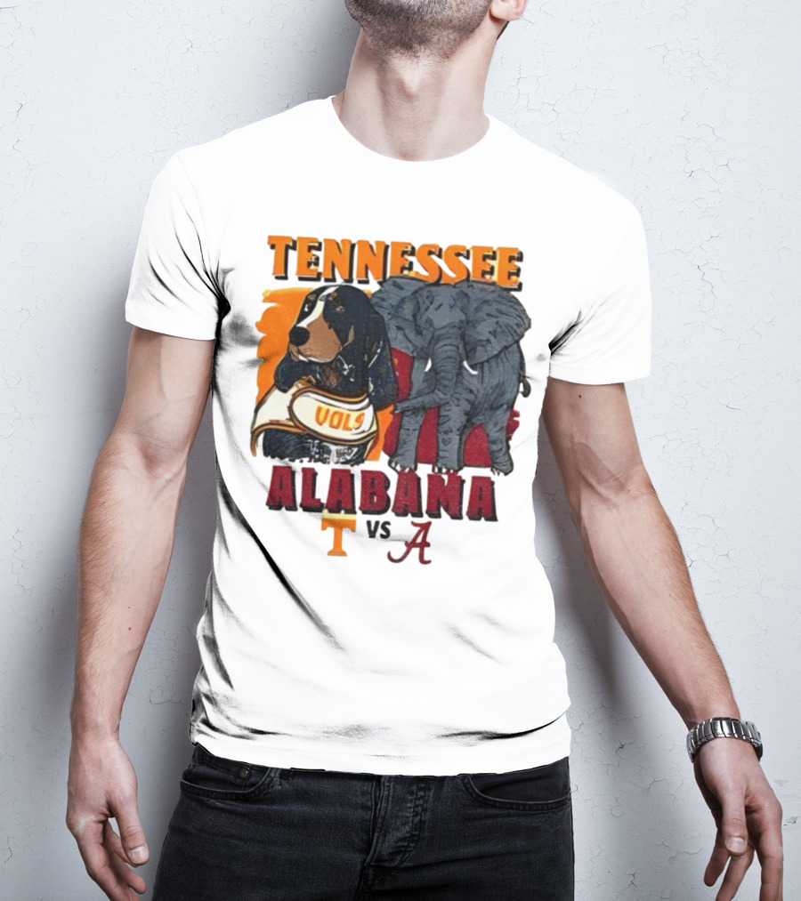 Tennessee Alabama Vols Vs Crimson Tide Mascots Third Saturday October 18 2025 T-Shirt