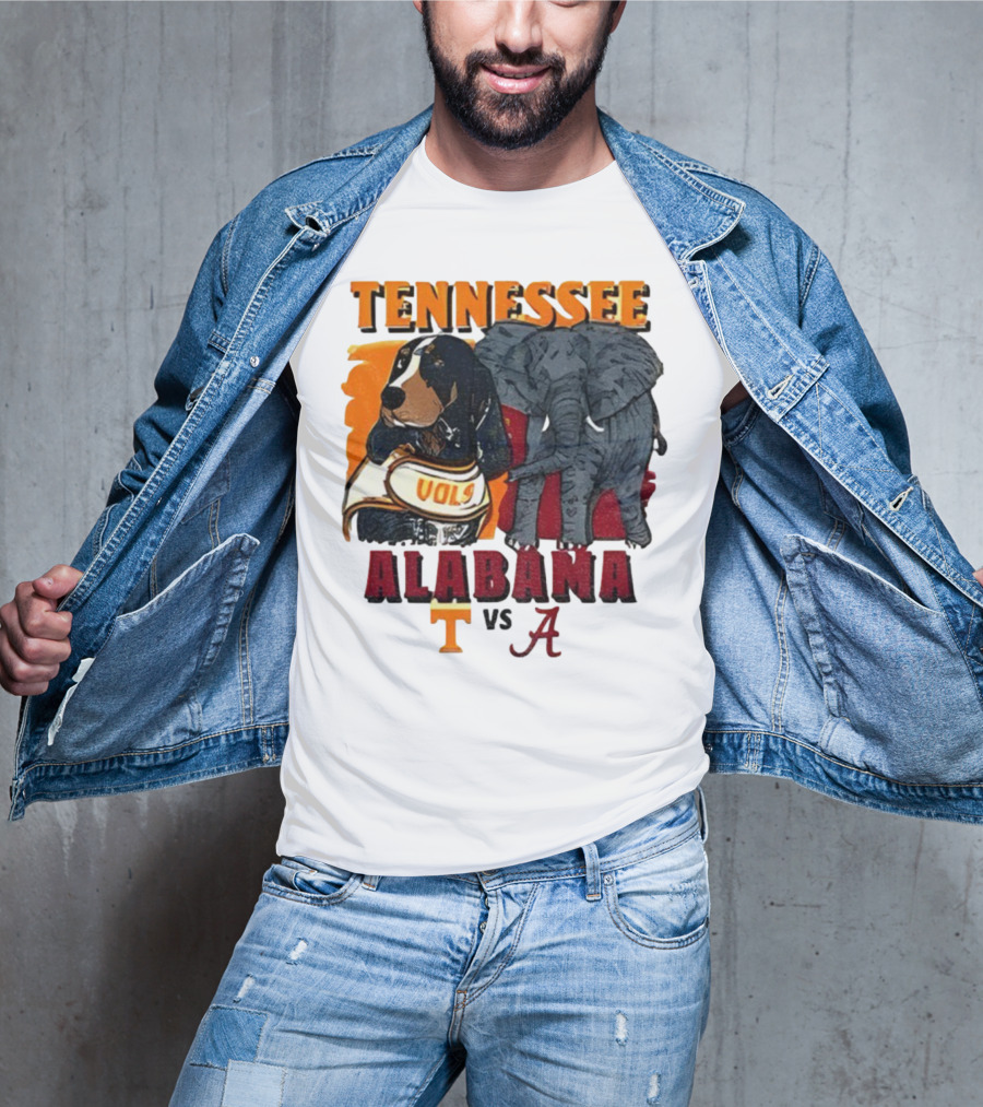 Tennessee Alabama Vols Vs Crimson Tide Mascots Third Saturday October 18 2025 T-Shirt