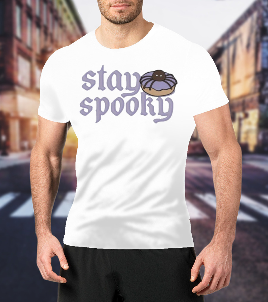 Stay Spooky Dunkin’ Donuts Halloween Donut Design T-Shirt