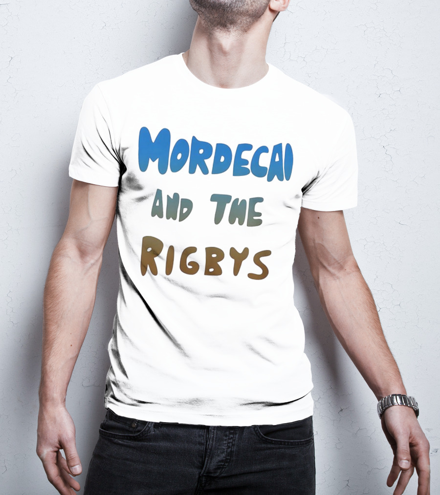 Mordecai And The Rigbys Regular Show Cartoon Character T-Shirt