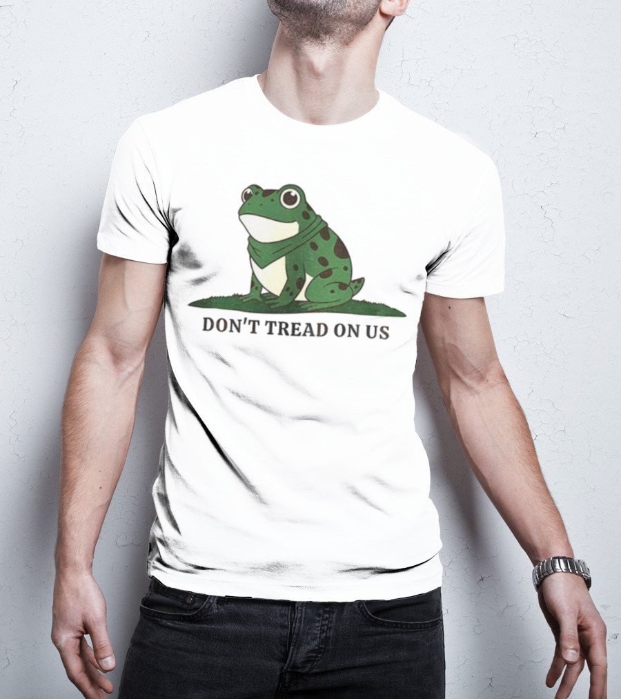 Portland Frog Don't Tread On Us 2025 Political Movement Symbol T-Shirt