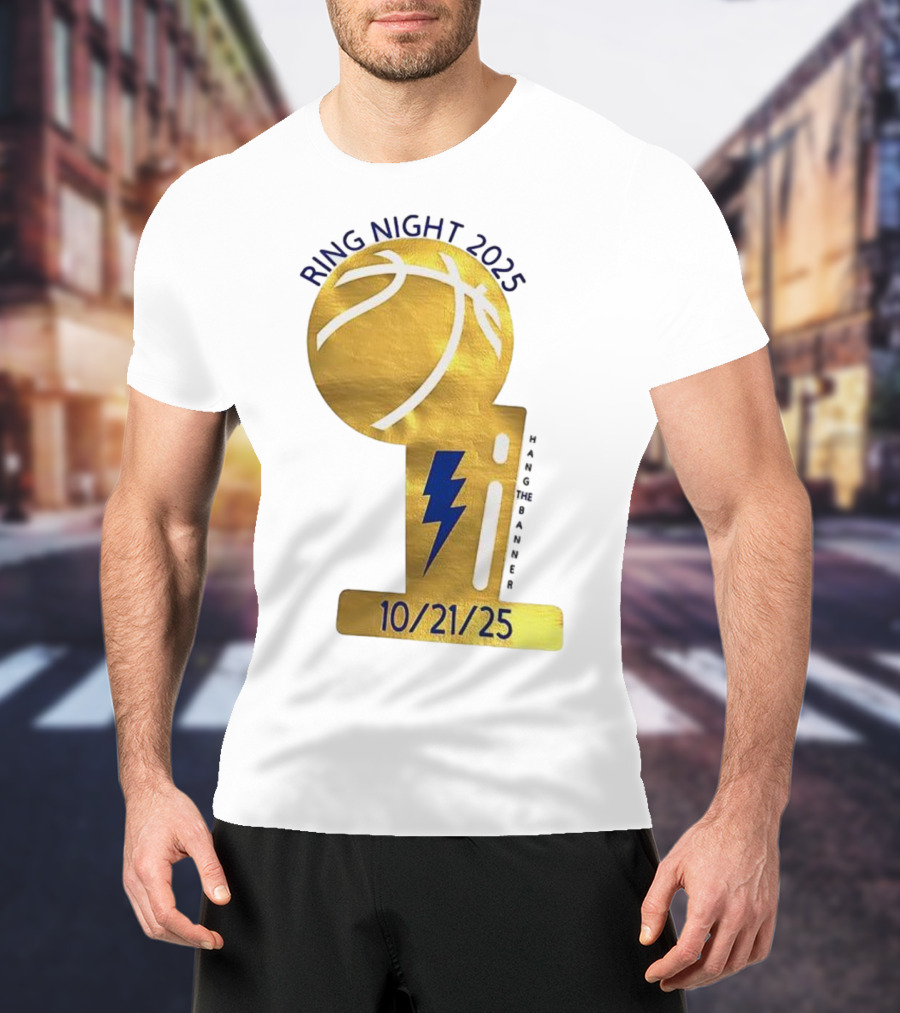 Ring Night 2025 Hang The Banner 10/21/25 Championship Celebration T-Shirt
