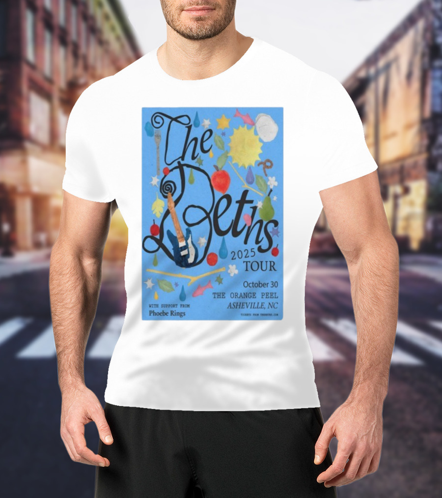 The Beths Tour 2025 The Orange Peel Asheville NC October 30 With Phoebe Rings T-Shirt