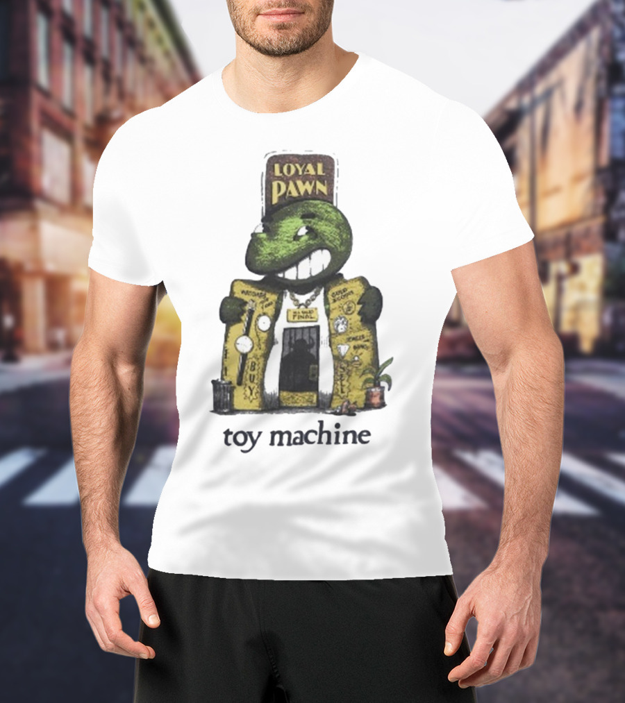 Toy Machine Loyal Pawn Frog With Open Jacket T-Shirt