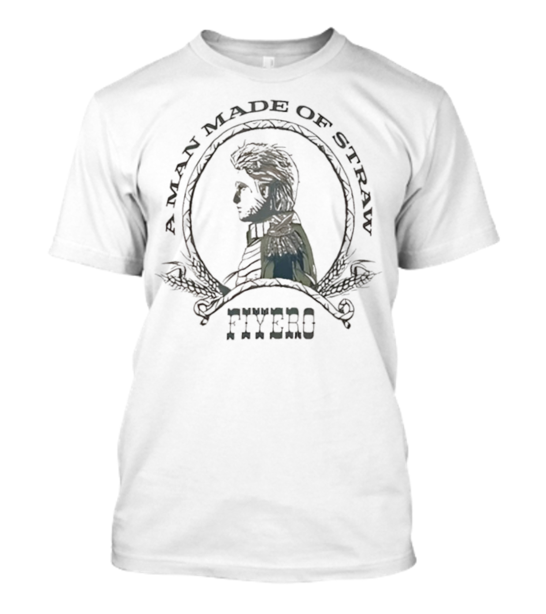 A Man Made Of Straw Fiyero Silhouette Emblem T-Shirt