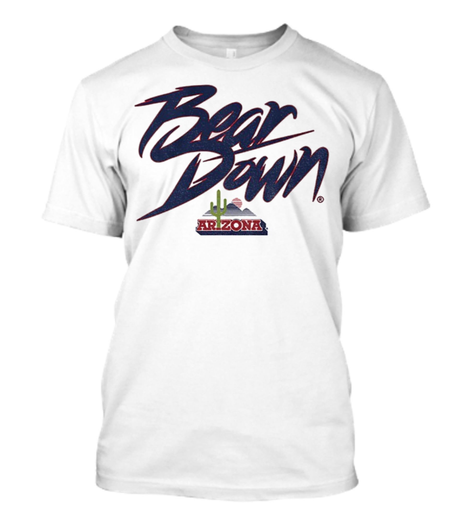 Bear Down Arizona Cactus Wildcats Football 2025 T-Shirt