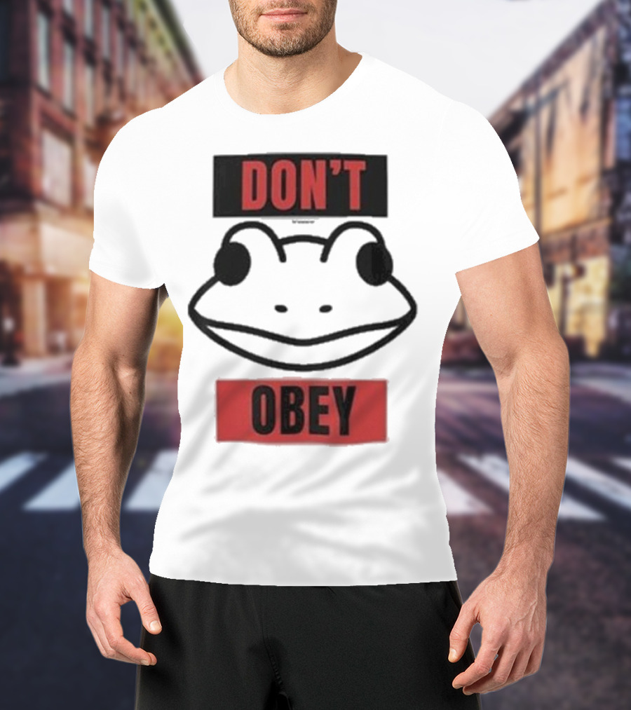 Don’t Obey Frog Resistance Portland T-Shirt