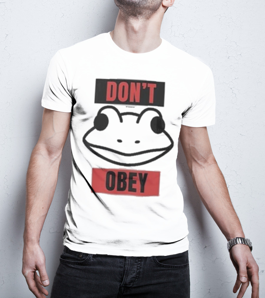 Don’t Obey Frog Resistance Portland T-Shirt