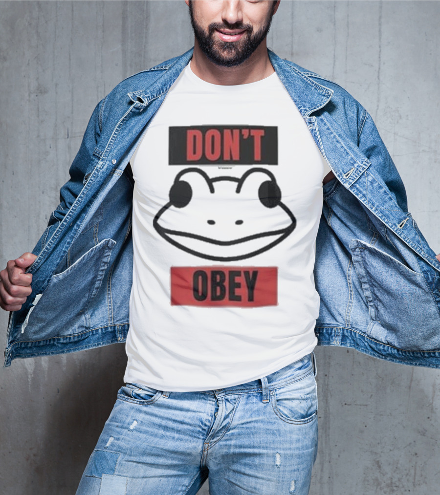 Don’t Obey Frog Resistance Portland T-Shirt