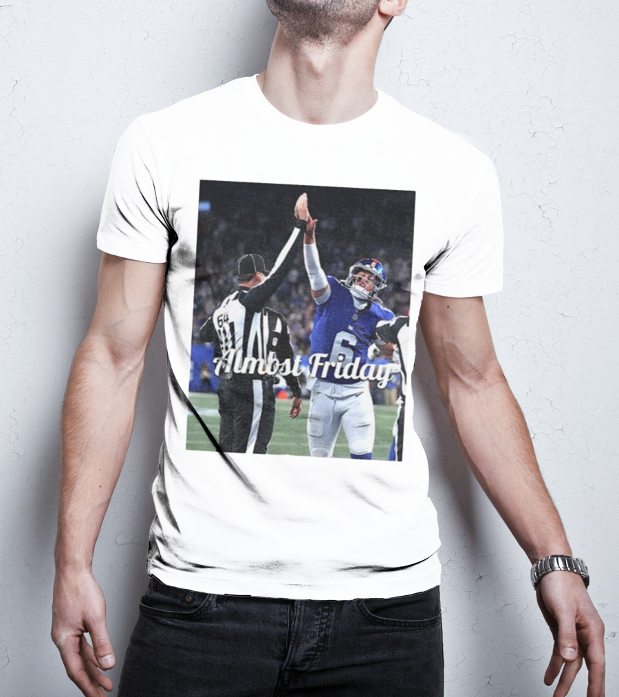 Almost Friday Jaxson Dart High Five Celebration T-Shirt