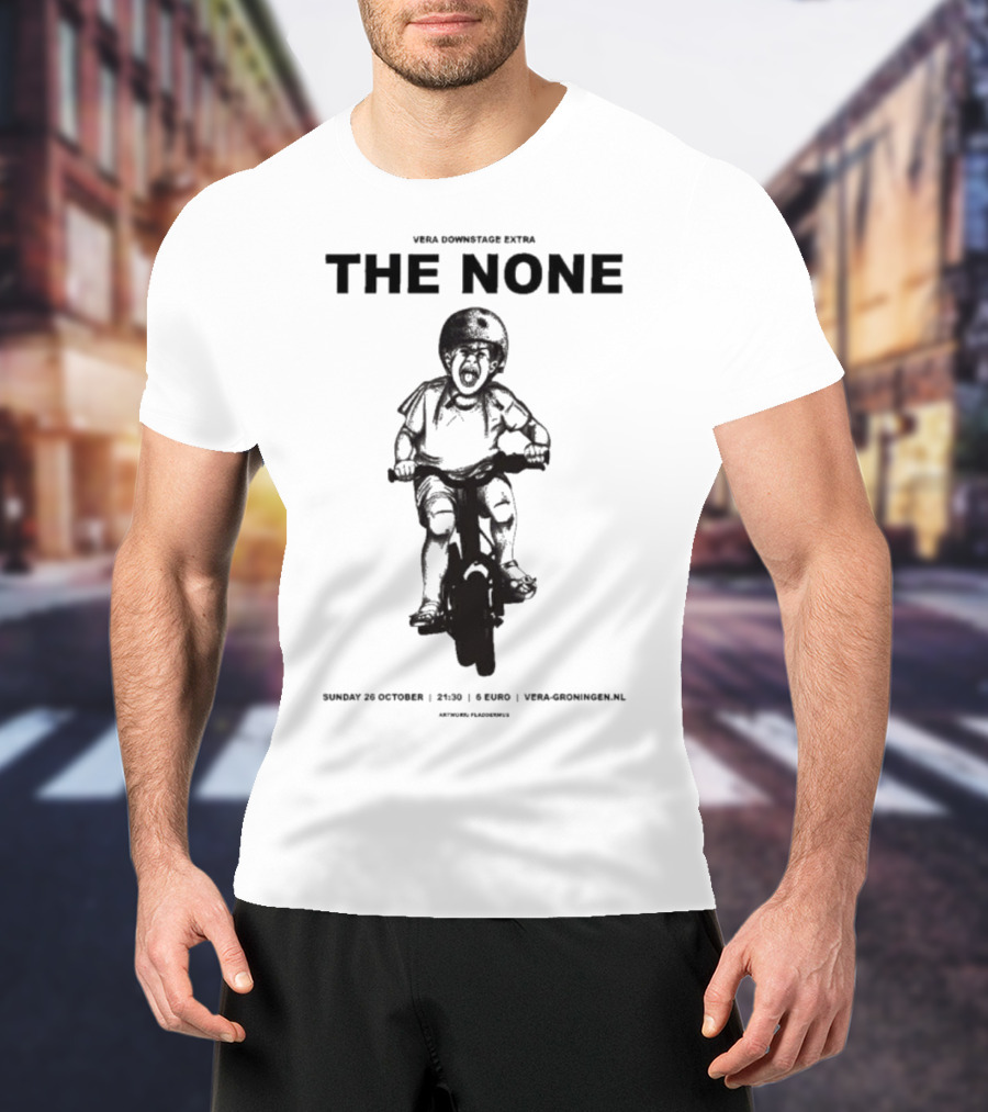 The None Oct 26 2025 Groningen NL Biker Design T-Shirt