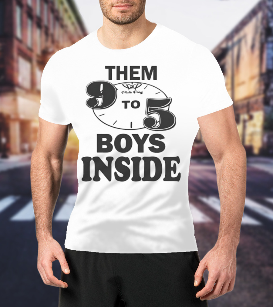 Them 9 To 5 Boys Inside Face T-Shirt